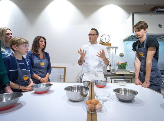 cook with younger students