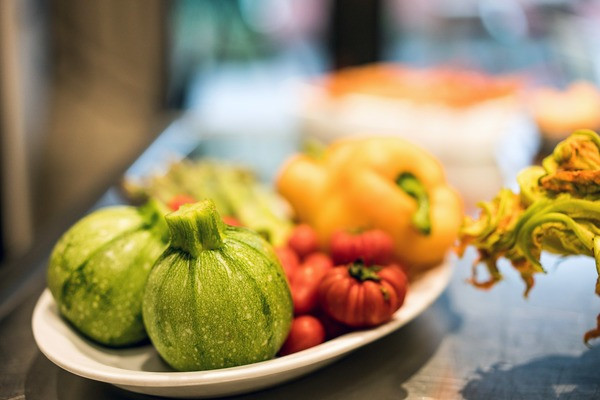 never forget to eat some zucchini and tomatoes